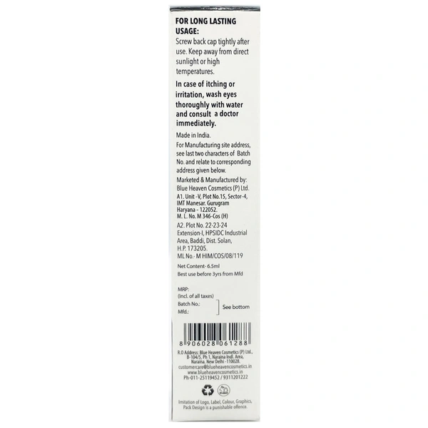 Blue Heaven get Bold Black Mascara 6.5 ml
