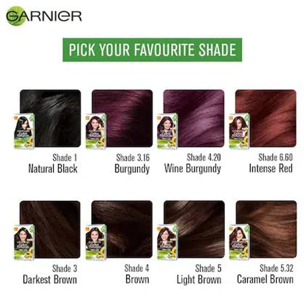 Garnier Color Naturals Hair Colour Brown Shade No 4, 70 ml + 60 g
