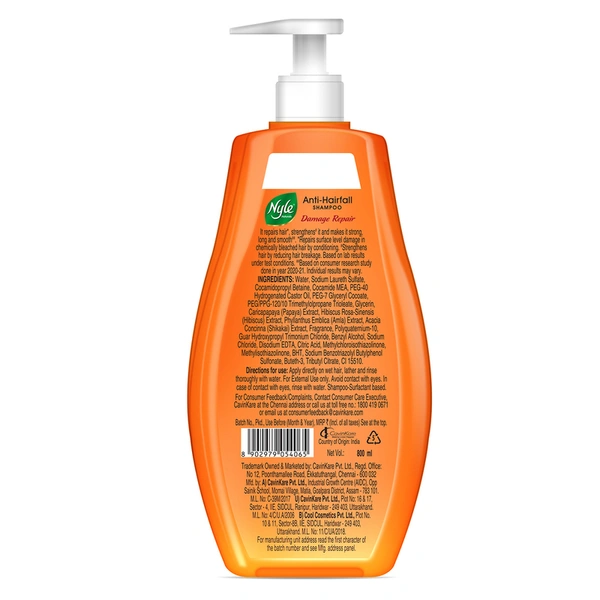Nyle Anti-Hairfall Damage Repair Shampoo 800 ml