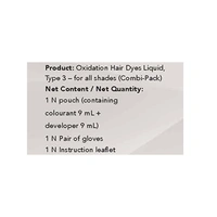 Streax Insta Shampoo Hair Colour Dark Brown, 18 ml