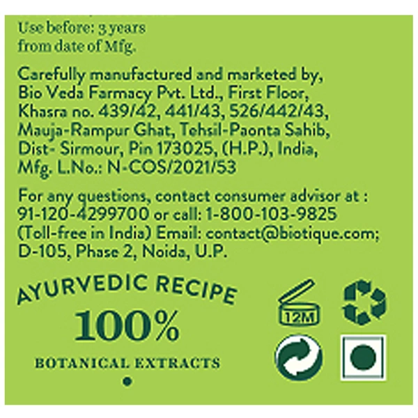 Biotique Fresh Neem Anti Dandruff Shampoo 340 ml
