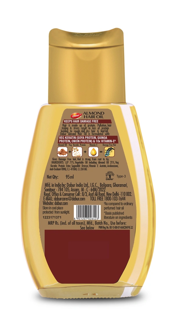 Dabur Almond Hair Oil 95 ml