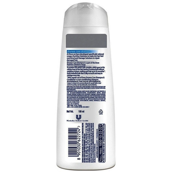 Dove Dryness Care Hair Shampoo 180 ml