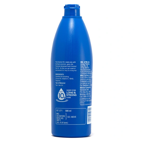 Parachute Advansed Gold Hair Oil 500 ml