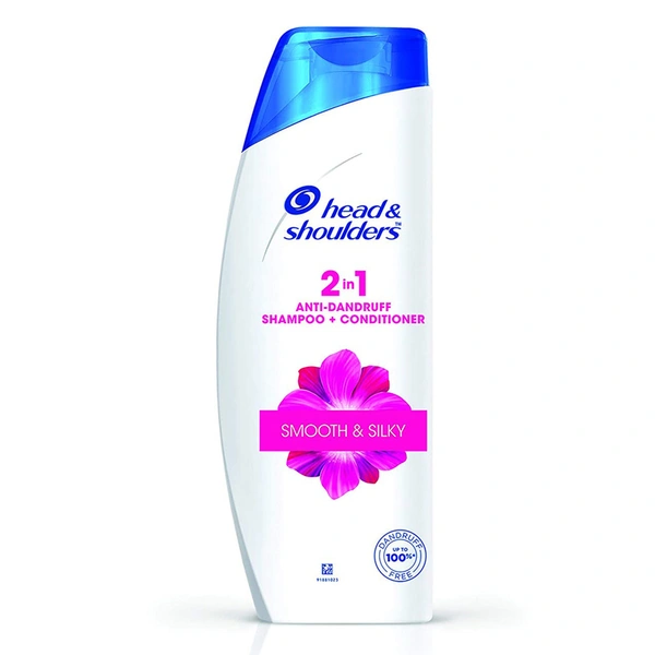 Head And Shoulders Smooth And Silky Hair 2 In 1 Shampoo + Conditioner 180 ml