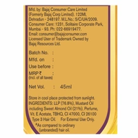 Bajaj Almond Hair Oil 45 ml