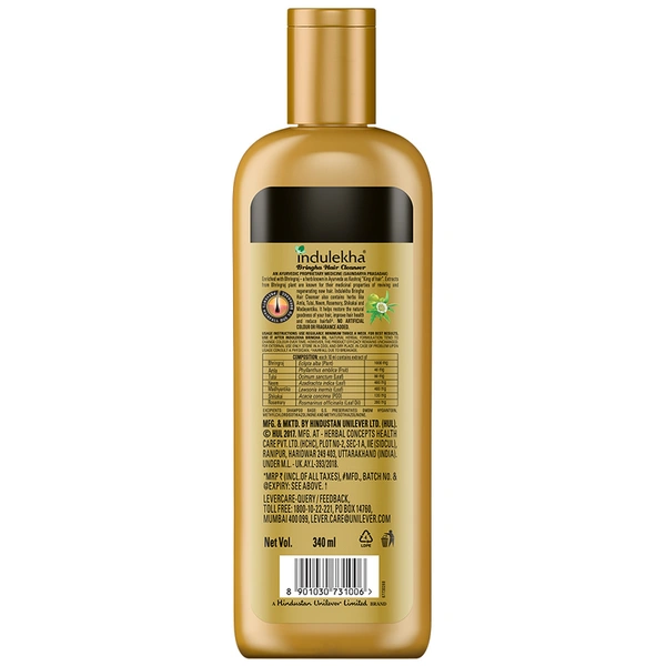 Indulekha Hair Fall Cleanser Large Bottle 340 ml