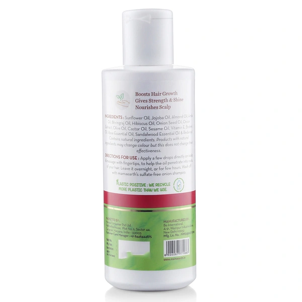 Mamaearth Onion Hair Oil For Hair Fall Control 150 ml