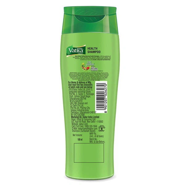 Vatika Health Hair Shampoo 180 ml