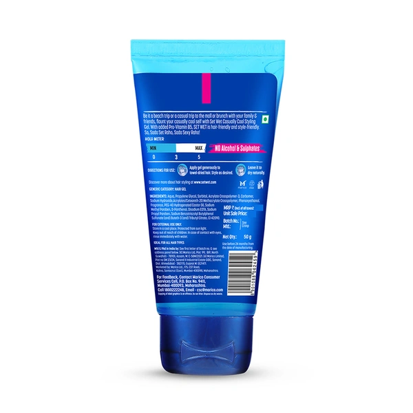 Set Wet Mencool Hold Hair gel 50 ml