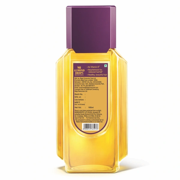 Bajaj Almond Hair Oil 190 ml