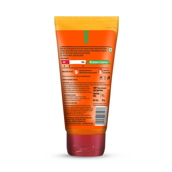 Set Wet gelmen Wet Look Tube Hair Gel 50 ml