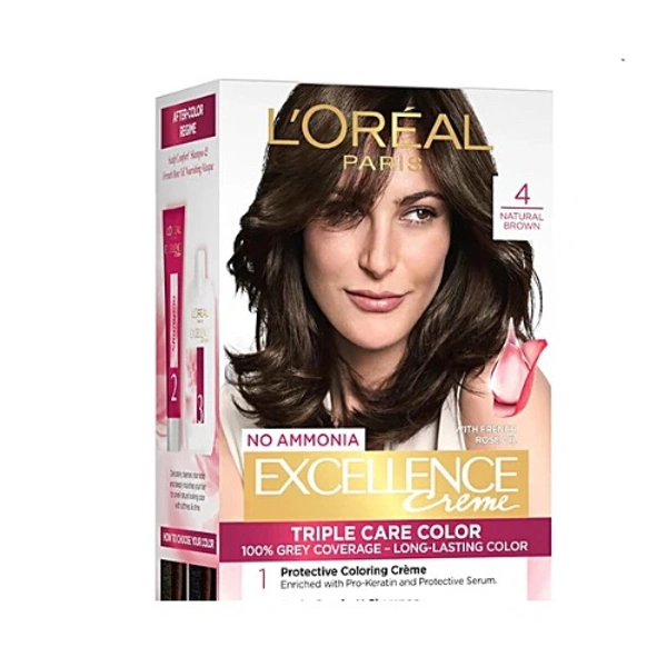 L'oreal Paris Excellence Creme Hair Colour Natural Brown 72 ml + 100 g