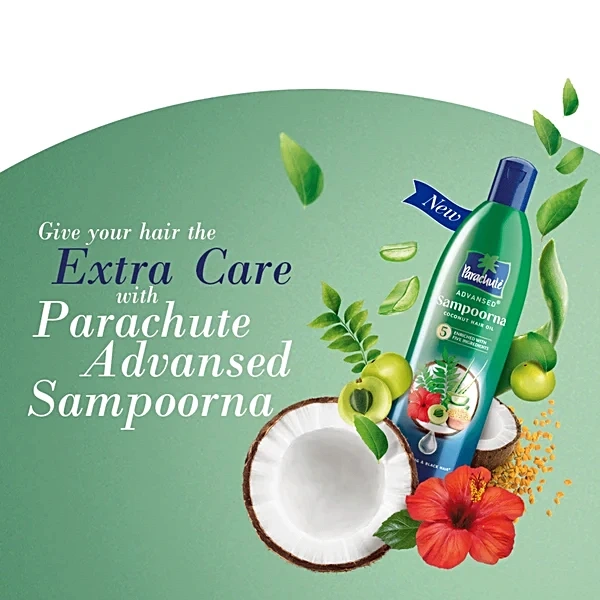 Parachute Advansed Sampoorna Coconut Hair Oil, 400ml