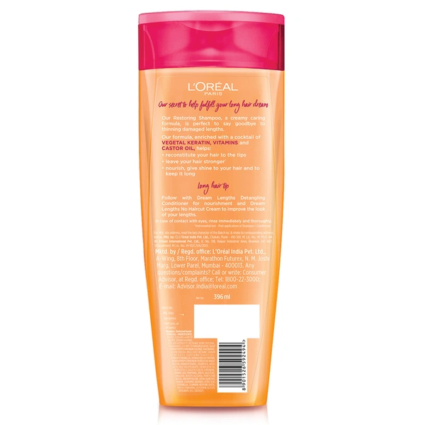 L'oreal Paris Restoring Shampoo 396 ml