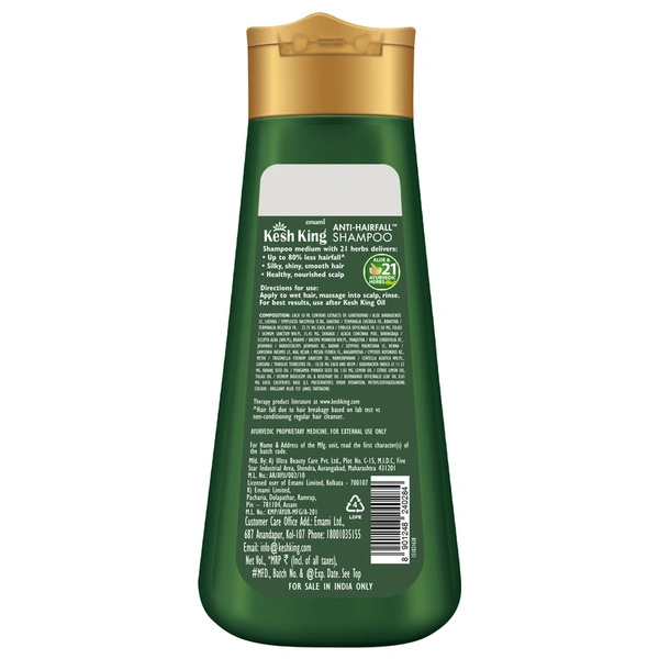 Kesh King Ayurvedic Anti Hairfall Shampoo 340 ml