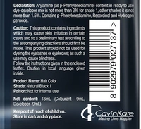 Indica Easy Hair Colour Natural Black-1, 18 ml