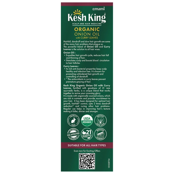 Kesh King Ayurvedic Onion Hair Oil 100 ml