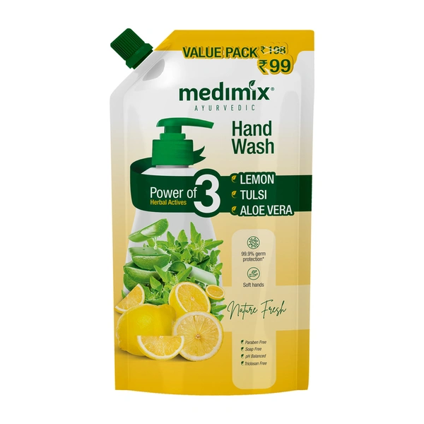 Medimix Ayurvedic Lemon Hand Wash Refill 675 ml