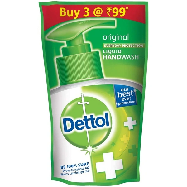 Dettol Handwash Original, 3 N (175 ml Each)