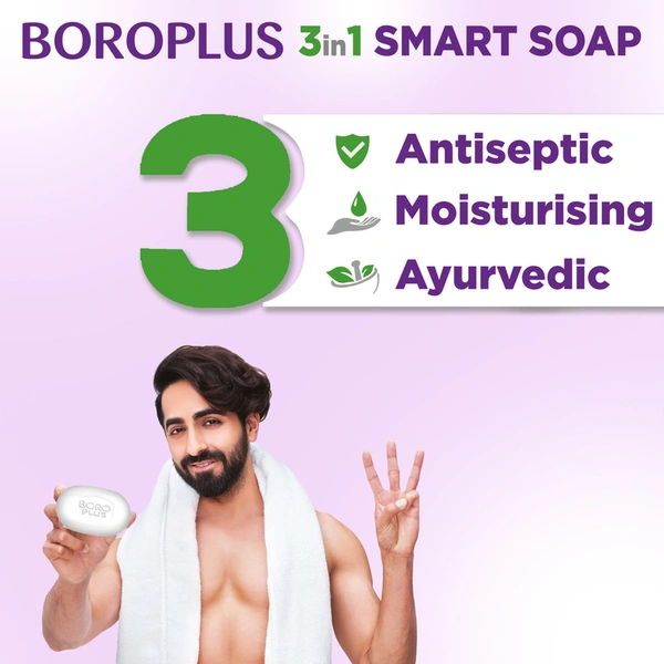 Boroplus Glycerin With Swiss Apple & Almond Soap 5 N (125 g Each)