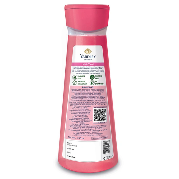 Yardley Iris & Violet Shower Gel 250 ml