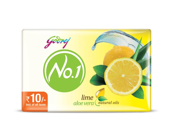 Godrej No.1 Lime & Aloevera Soap 3 N (150 g Each)