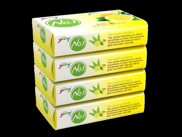 Godrej No.1 Lime & Aloevera Soap 3 N (150 g Each)