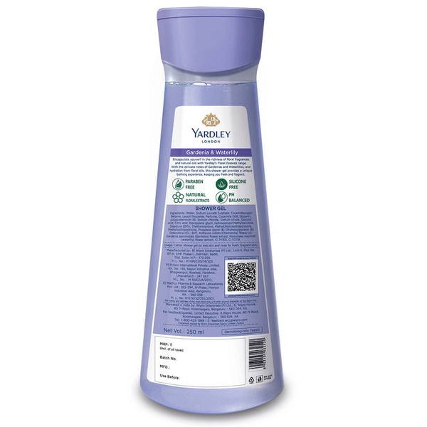 Yardley Gardenia & Waterlily Shower Gel 250 ml