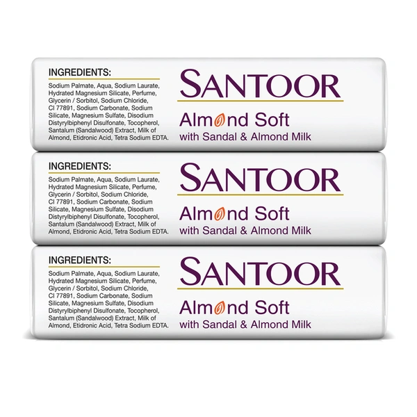 Santoor White Soap 3 N (150 g Each)