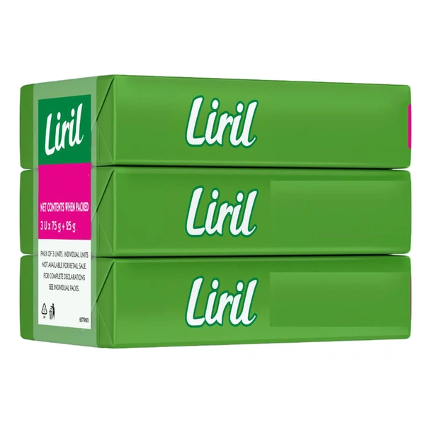 Liril Lime & Tree Oil Soap 3 N (100 g Each)