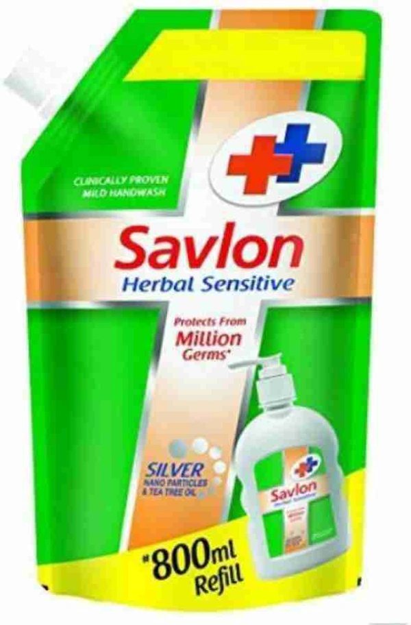 Savlon Hand Wash Herbal Sensitive, 800 ml