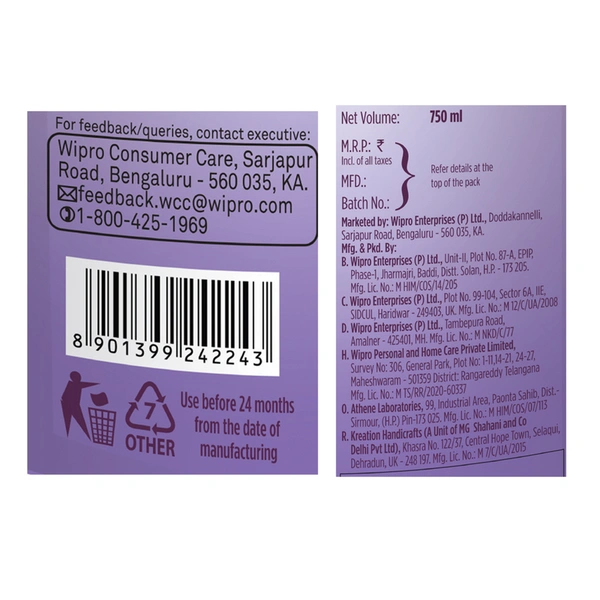 Santoor Handwash Creme 700 ml