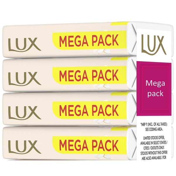 Lux Velvet Glow Soap 4 N (75 g Each)