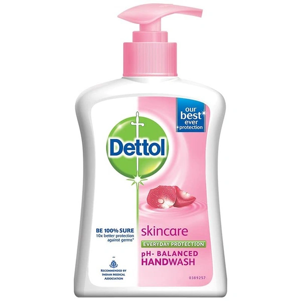 Dettol Skincare Liquid Hand Wash Pump, 200 ml