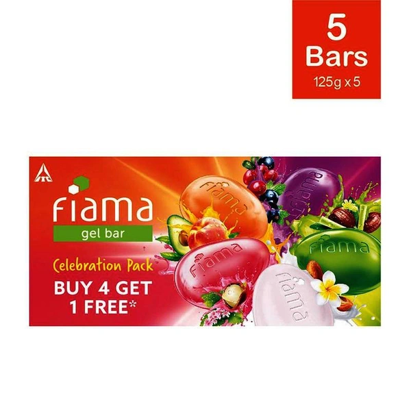 Fiama Di Wills Celebration Pack Soap 5 N (125 g Each)