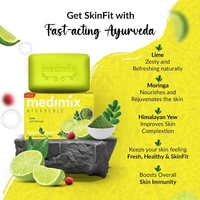 Medimix Ayurvedic Lime Soap 4 + 1 (125g Each)