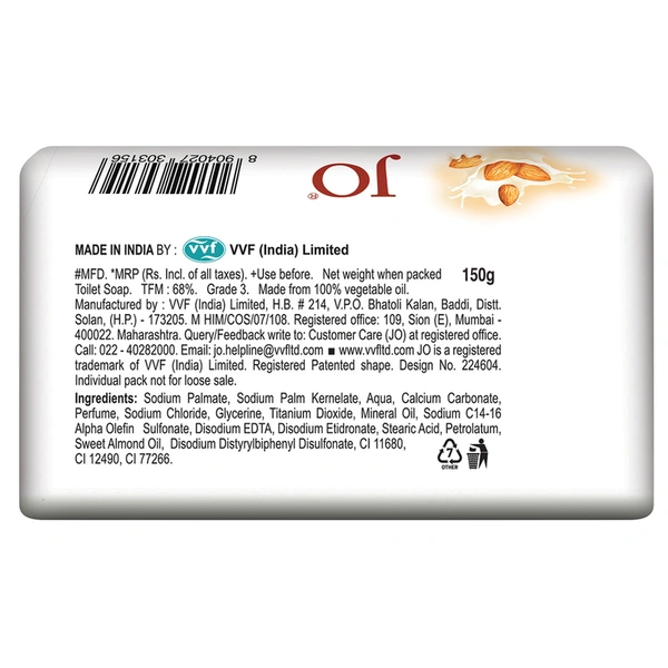 Jo Almond & Cream Soap 4 N (150 g Each)