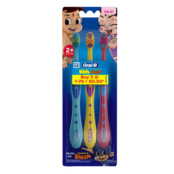 Oral-B Kids Chota Bheem Toothbrush 3 N