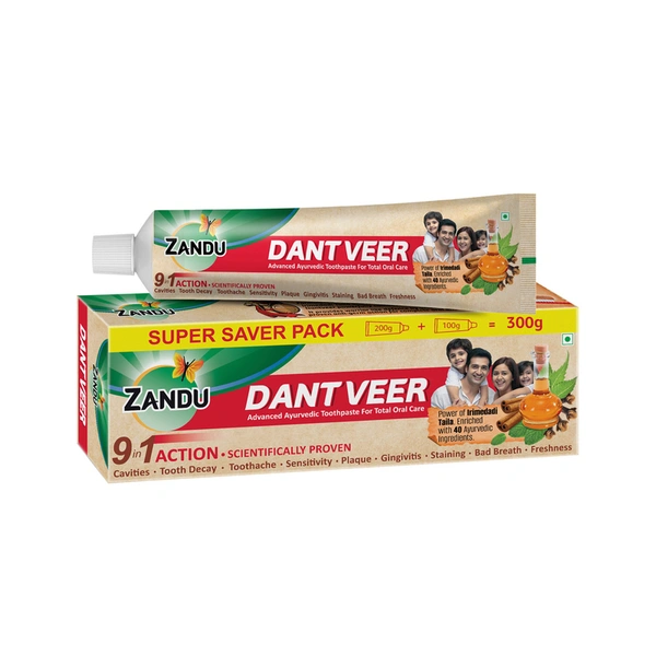 Zandu Dant Veer Tooth Paste 300 g