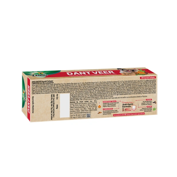 Zandu Dant Veer Tooth Paste 300 g