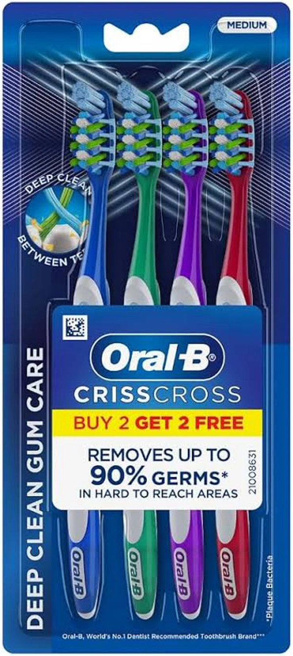 Oral-B Criss Cross Toothbrush M 4U