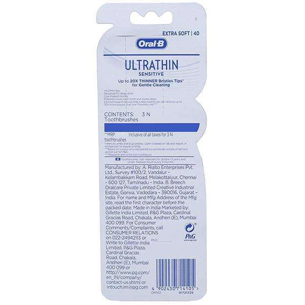 Oral-B Super Thin Toothbrush 3 N