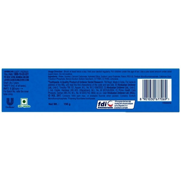 Pepsodent 2 In 1 Toothpaste 150 g