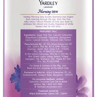 Yardley Deodorizing Talcum Powder Morning Dew, 100 g