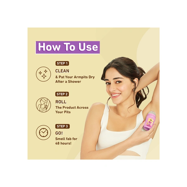 Plum Vanilla Vibes Rollon Deodorant 50 ml