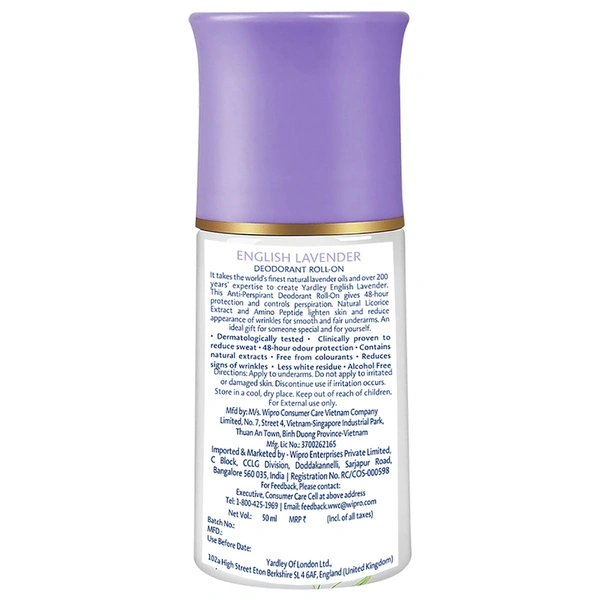 Yardley English Lavender Roll-On 50 N