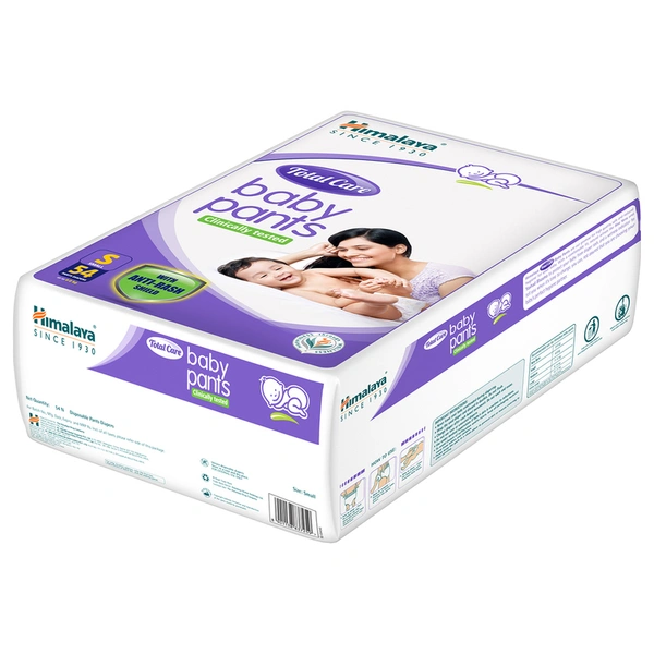 Himalaya Total Care Baby Pants Small Diapers 54 N