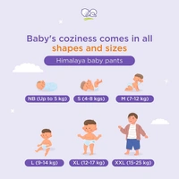 Himalaya Total Care Baby Pants XL Diapers 74 N