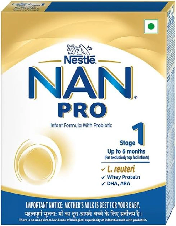 Nan Pro Stage 1 Baby Formula Powder Upto 6 Months, 400 g